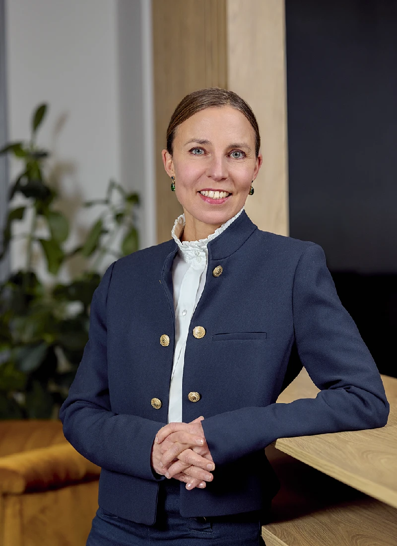 Porträt der Geschäftsführerin von INTREAL, Camille Dufieux